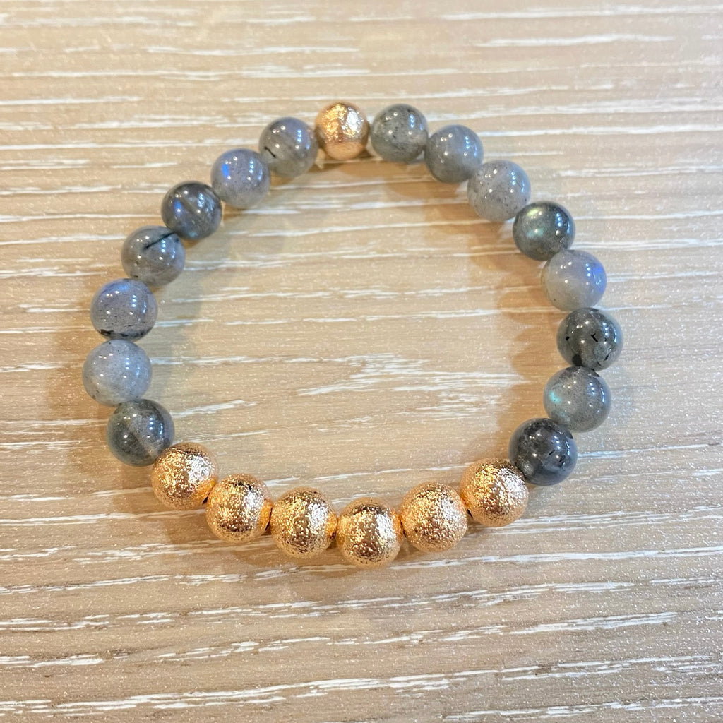 Grey & gold- triple stack