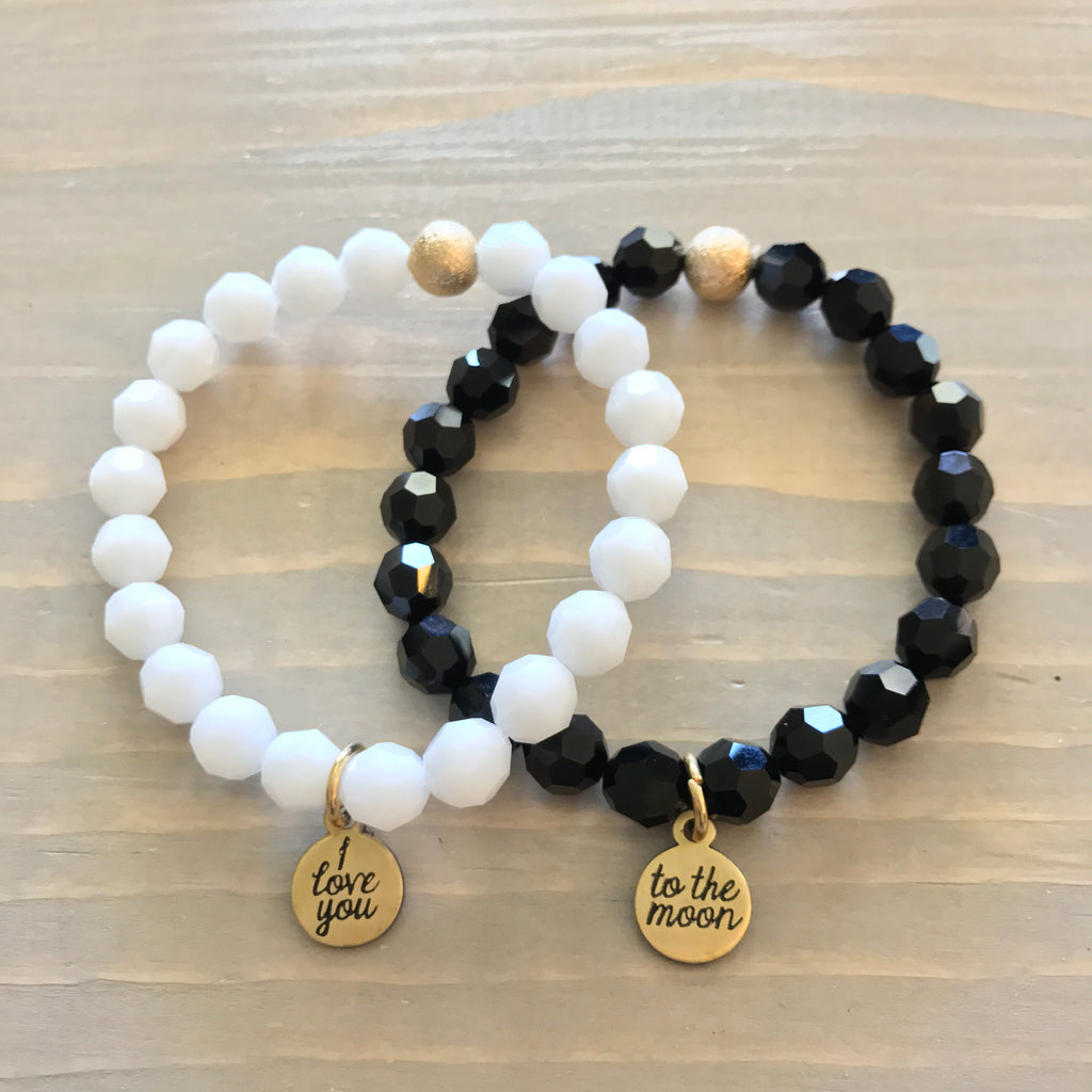 Moon & Back- Swarovski set