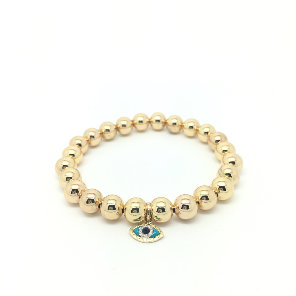 Evil Eye- Diamond Charm Single