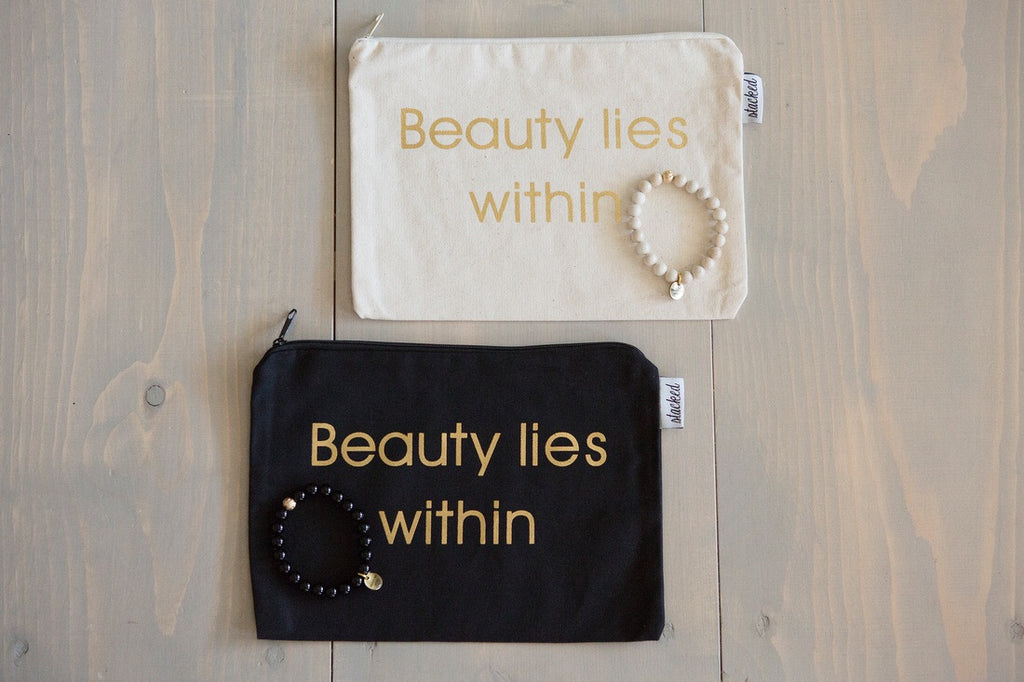 Beauty lies within ™ - double meaning accessory bag.