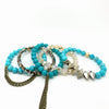 Turquoise & Gold stack