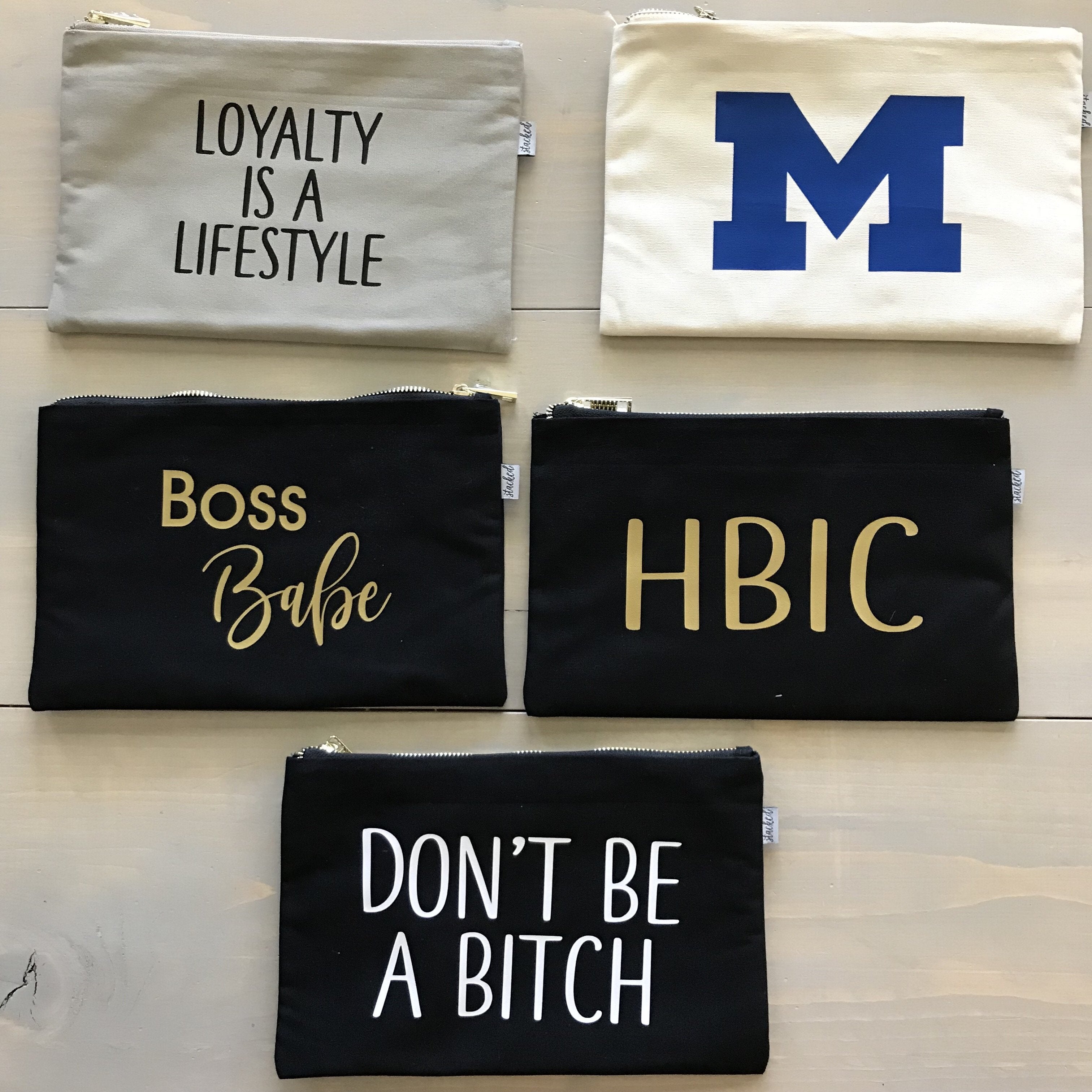 STACKED- CUSTOM accessory bag