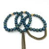 Basic- Teal Druzy Single